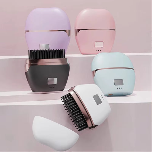 Portable Kundan Wireless Hair Straightener LED Display Rechargeable USB Power Source Ceramic Negative Ion for Household Use
